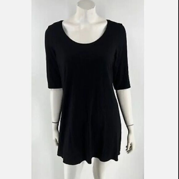 Eileen Fisher Dresses & Skirts - Eileen Fisher NWOT Stretch Jersey Knit Jewel Neck Dress. Size XS